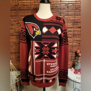 NFL Arizona Cardinals Burgundy Crewneck Sweater
